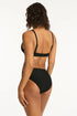 Sea Level Honeycomb Longline Bra Top